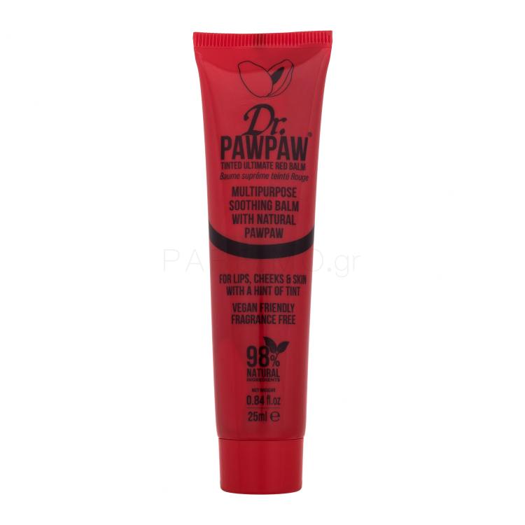 Dr. PAWPAW Balm Tinted Ultimate Red Βάλσαμο για τα χείλη για γυναίκες 25 ml