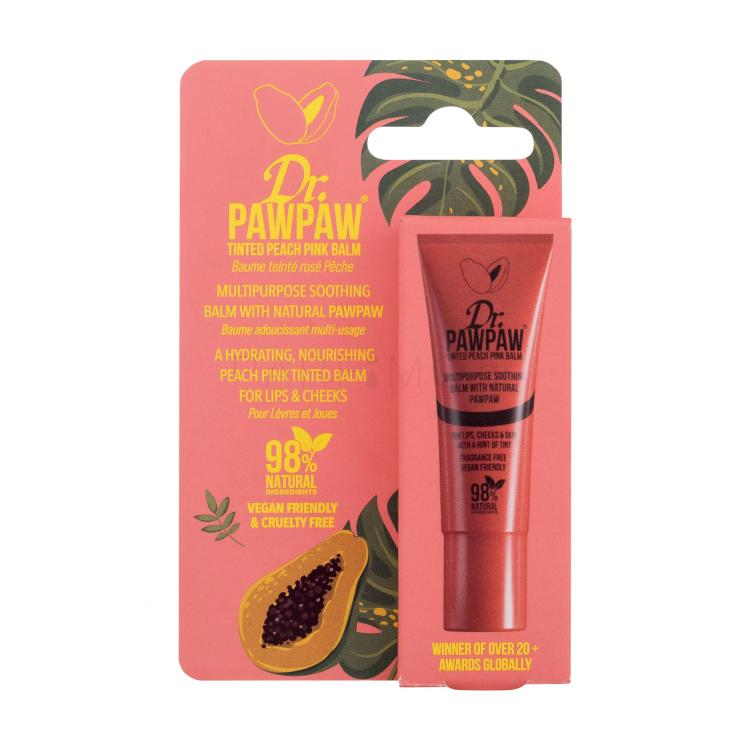 Dr. PAWPAW Balm Tinted Peach Pink Βάλσαμο για τα χείλη για γυναίκες 10 ml