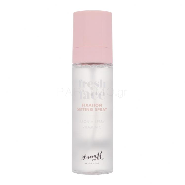 Barry M Fresh Face Fixation Setting Spray Σπρέι σταθεροποίησης μαγικιάζ για γυναίκες 70 ml