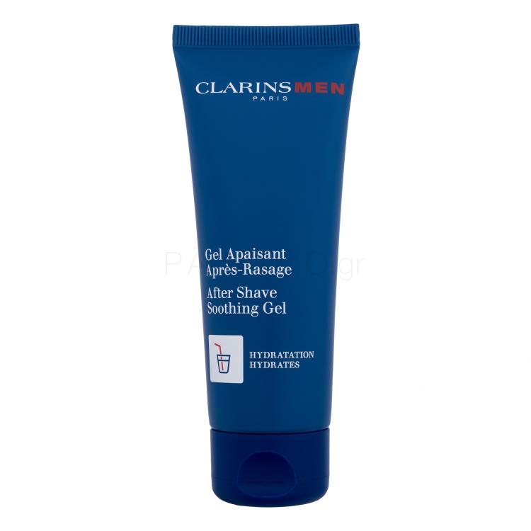 Clarins Men After Shave Soothing Gel Προϊόντα μετά το ξύρισμα για άνδρες 75 ml