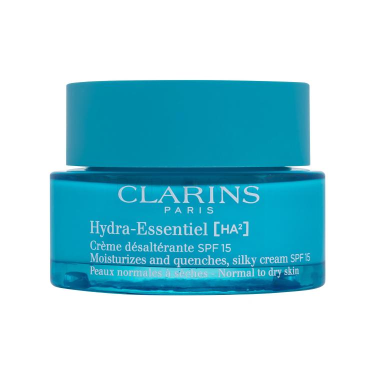 Clarins Hydra-Essentiel [HA²] Silky Cream SPF15 Κρέμα προσώπου ημέρας για γυναίκες 50 ml