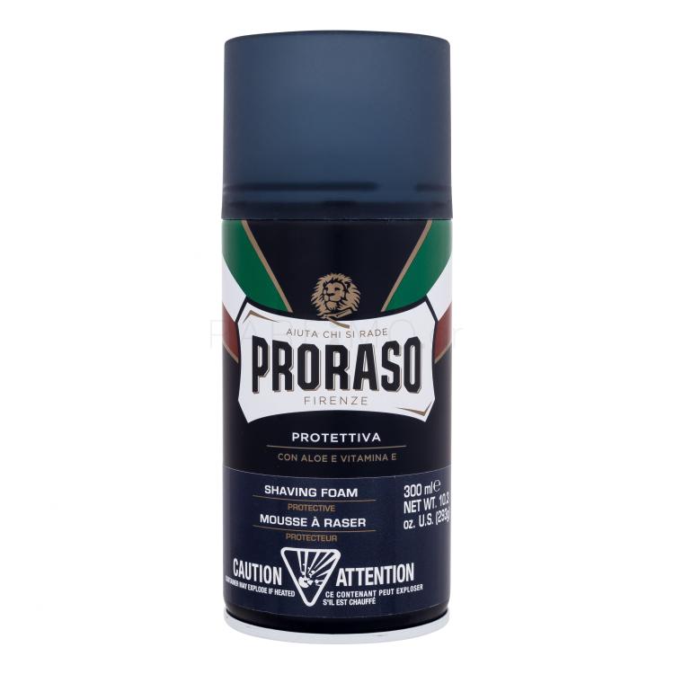 PRORASO Blue Shaving Foam Αφροί ξυρίσματος για άνδρες 300 ml