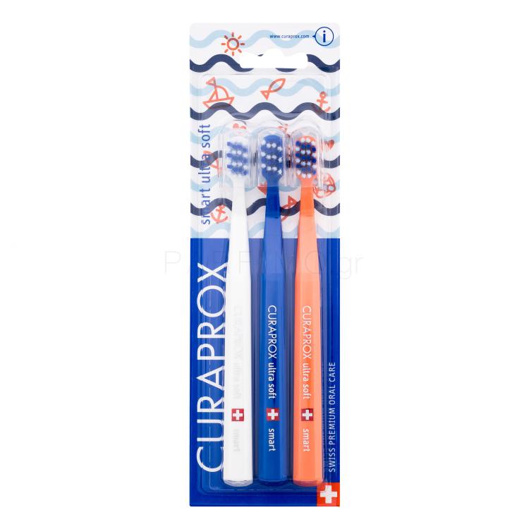 Curaprox Smart Ultra Soft Trio Sailing Limited Edition Οδοντόβουρτσα Σετ