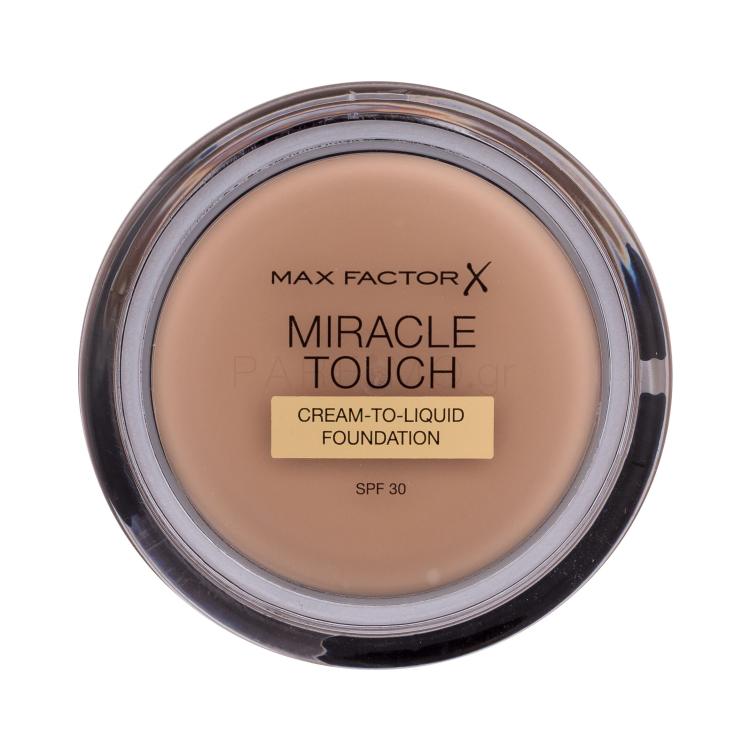 Max Factor Miracle Touch Cream-To-Liquid SPF30 Make up για γυναίκες 11,5 gr Απόχρωση 060 Sand