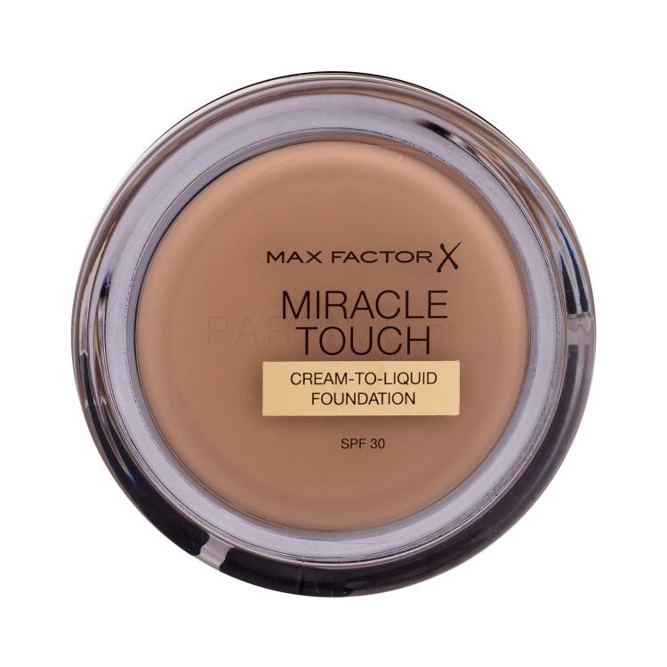 Max Factor Miracle Touch Cream-To-Liquid SPF30 Make up για γυναίκες 11,5 gr Απόχρωση 080 Bronze