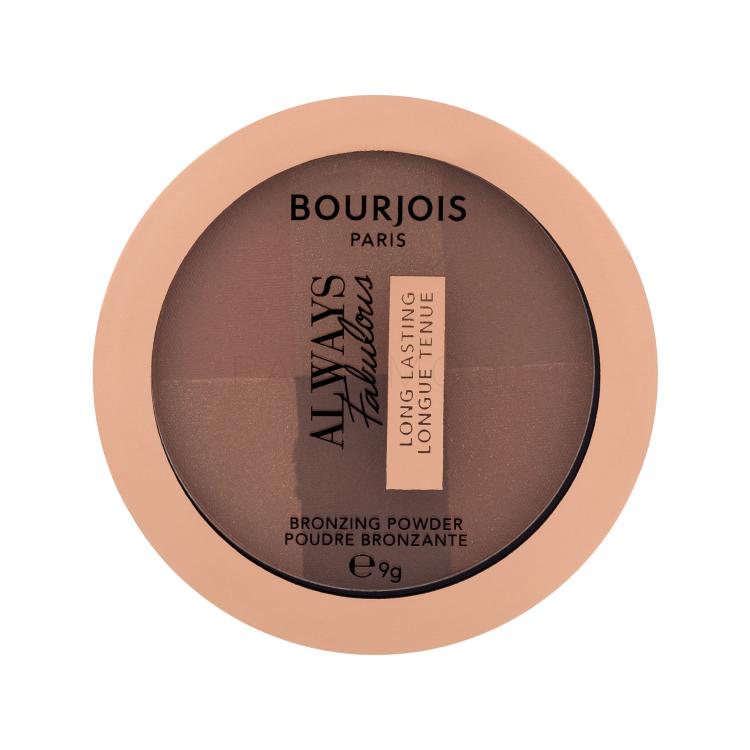 BOURJOIS Paris Always Fabulous Bronzing Powder Bronzer για γυναίκες 9 gr Απόχρωση 002 Dark