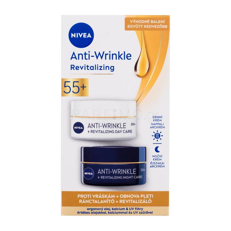 Nivea Anti-Wrinkle Revitalizing Σετ δώρου Κρέμα προσώπου ημέρας Anti-Wrinkle Revitalizing Day Care 50 ml +  κρέμα προσώπου νύχτας Anti-Wrinkle Revitalizing Night Care 50 ml