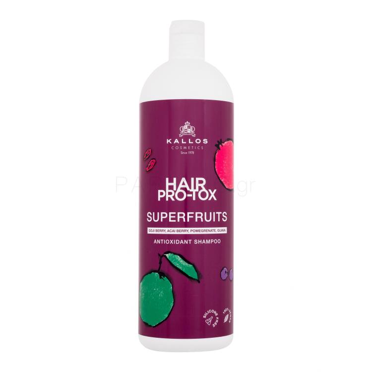 Kallos Cosmetics Hair Pro-Tox Superfruits Antioxidant Shampoo Σαμπουάν για γυναίκες 1000 ml