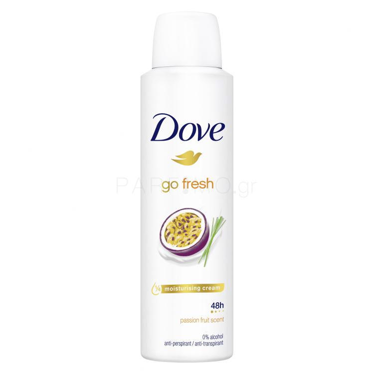 Dove Go Fresh Passion Fruit 48h Αντιιδρωτικό για γυναίκες 150 ml