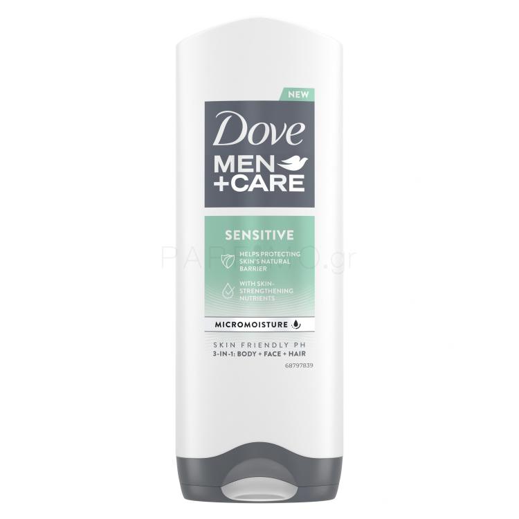 Dove Men + Care Sensitive Αφρόλουτρο για άνδρες 250 ml