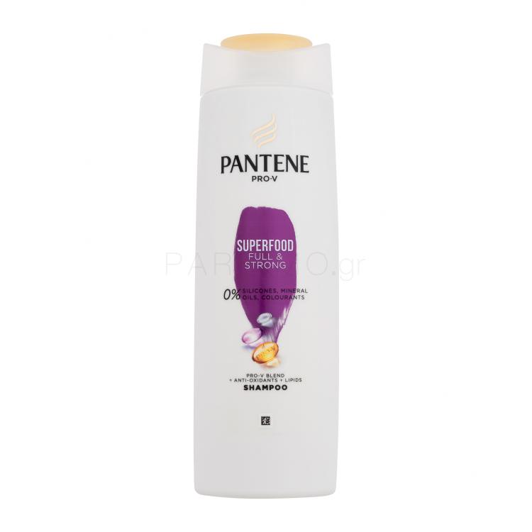 Pantene Superfood Full &amp; Strong Shampoo Σαμπουάν για γυναίκες 360 ml