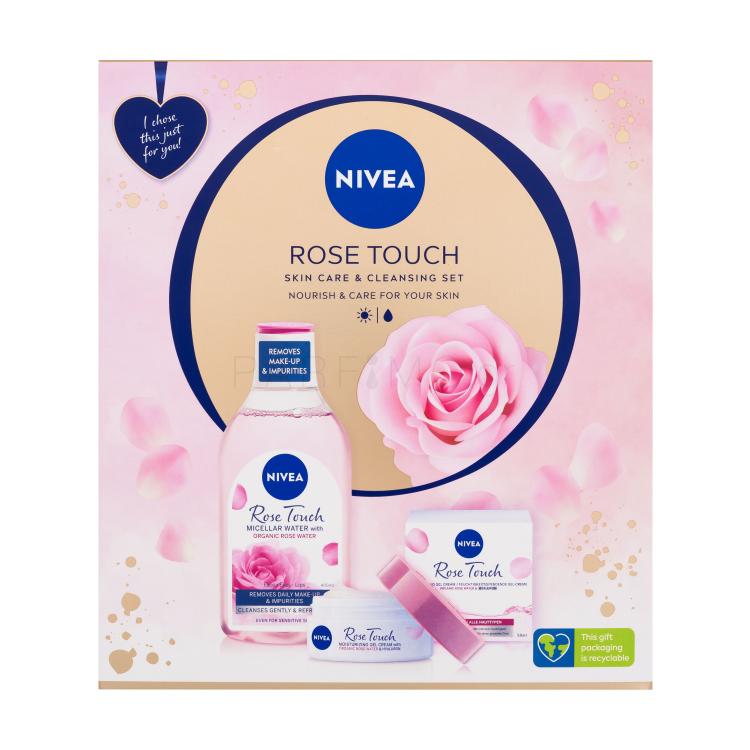 Nivea Rose Touch Σετ δώρου μικκυλιακό νερό Rose Touch 400 ml + τζελ - κρέμα ημέρας Rose Touch 50 ml