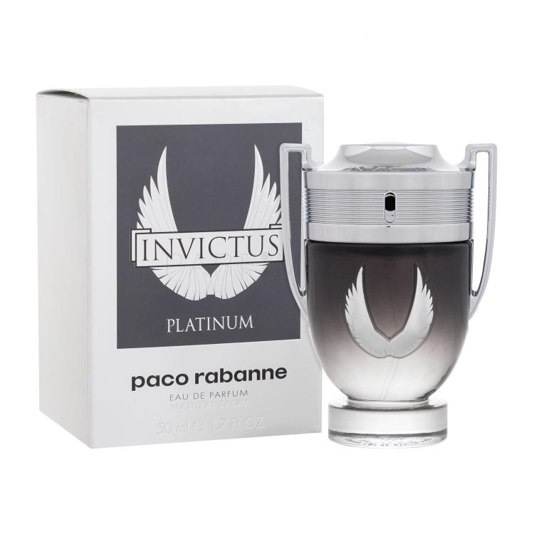 Paco Rabanne Invictus Platinum Eau de Parfum για άνδρες 50 ml ελλατωματική συσκευασία