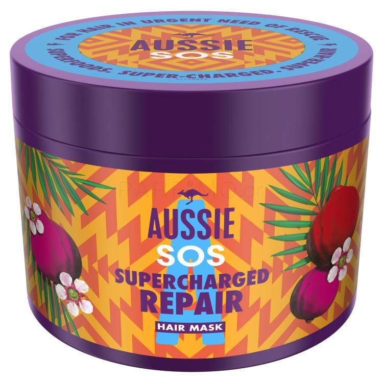 Aussie SOS Supercharged Repair Hair Mask Μάσκα μαλλιών για γυναίκες 450 ml