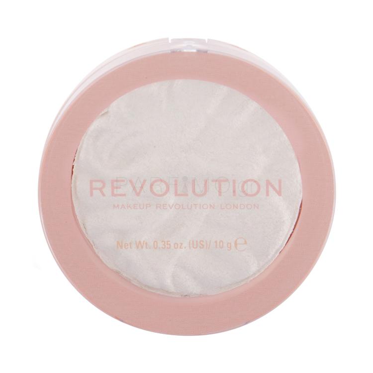 Makeup Revolution London Re-loaded Highlighter για γυναίκες 10 gr Απόχρωση Golden Lights ελλατωματική συσκευασία