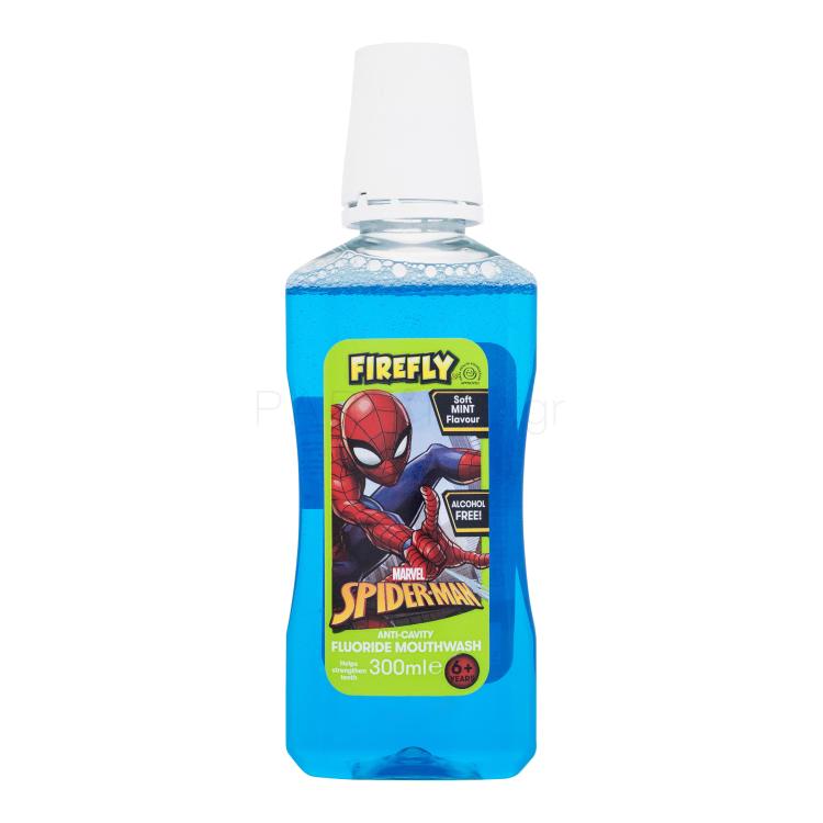 Marvel Spiderman Firefly Anti-Cavity Fluoride Mouthwash Στοματικό διάλυμα για παιδιά 300 ml