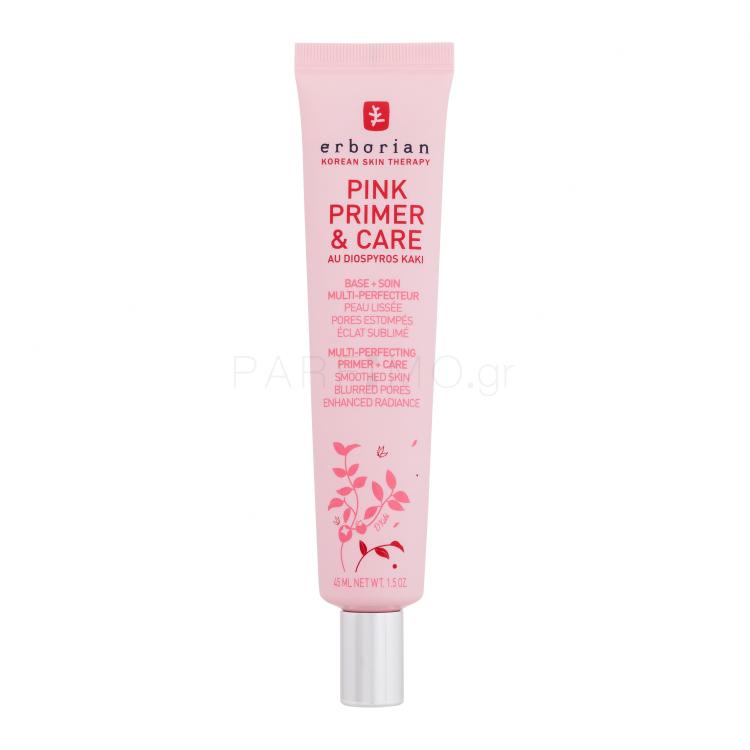 Erborian Pink Primer &amp; Care Multi-Perfecting Primer + Care Βάση μακιγιαζ για γυναίκες 45 ml