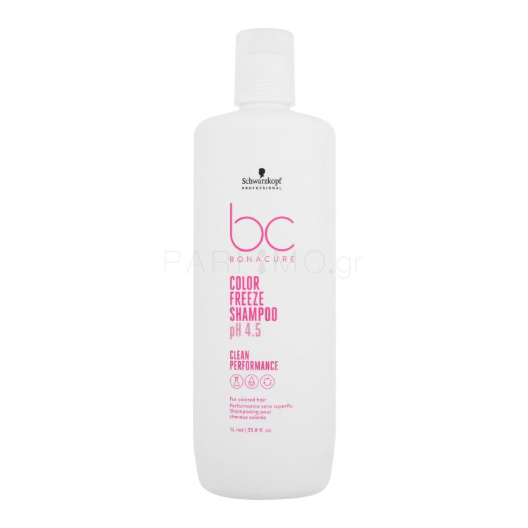 Schwarzkopf Professional BC Bonacure Color Freeze pH 4.5 Shampoo Σαμπουάν για γυναίκες 1000 ml