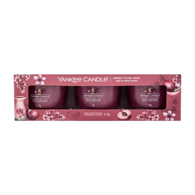 Yankee Candle Sweet Plum Sake Σετ δώρου κατεστραμμένη συσκευασία