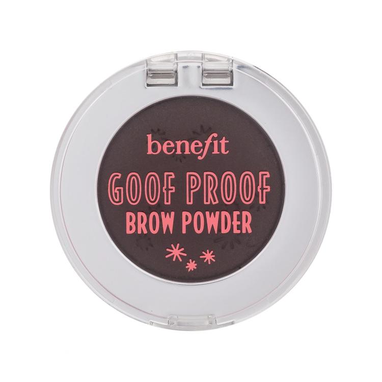 Benefit Goof Proof Brow Powder Πούδρα φρυδιών για γυναίκες 1,9 gr Απόχρωση 5 Warm Black-Brown