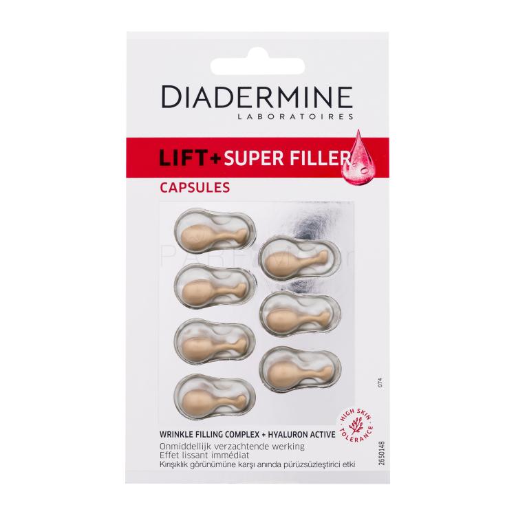 Diadermine Lift+ Super Filler Capsules Ορός προσώπου για γυναίκες 7 τεμ