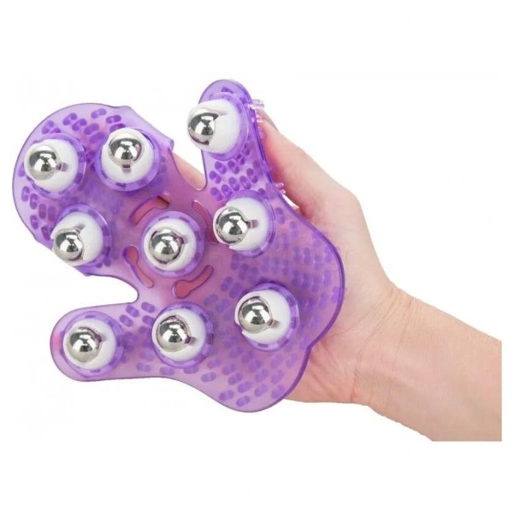 Simple &amp; True Roller Balls Massager Purple Προϊόντα μασάζ 1 τεμ