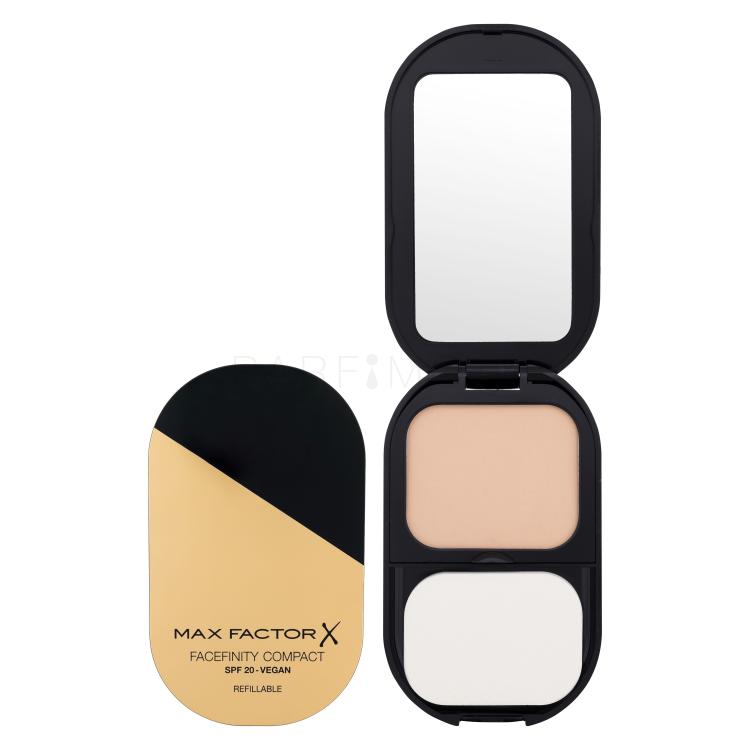 Max Factor Facefinity Compact SPF20 Make up για γυναίκες 10 gr Απόχρωση 033 Crystal Beige