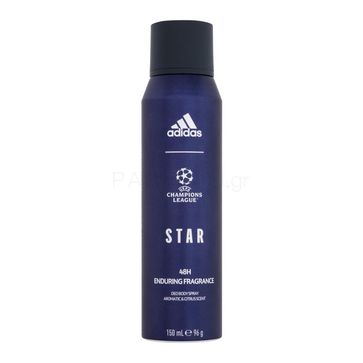 Adidas UEFA Champions League Star Aromatic &amp; Citrus Scent Αποσμητικό για άνδρες 150 ml