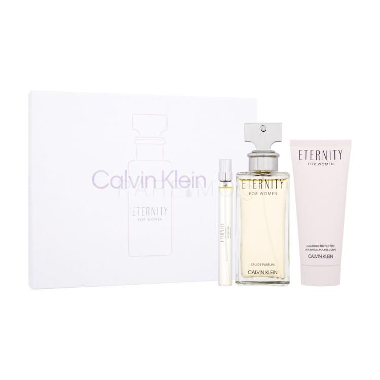 Calvin Klein Eternity SET3 Σετ δώρου EDP 100 ml + λοσιόν σώματος 100 ml + EDP 10 ml