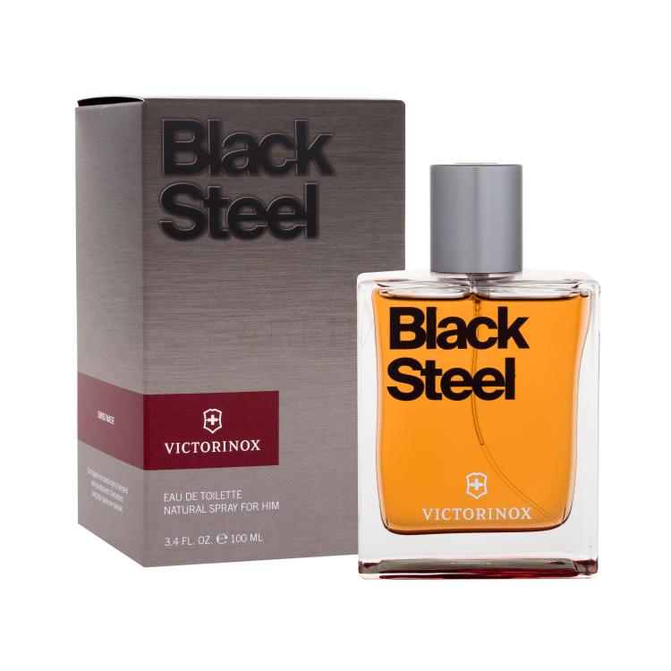 Victorinox Black Steel Eau de Toilette για άνδρες 100 ml