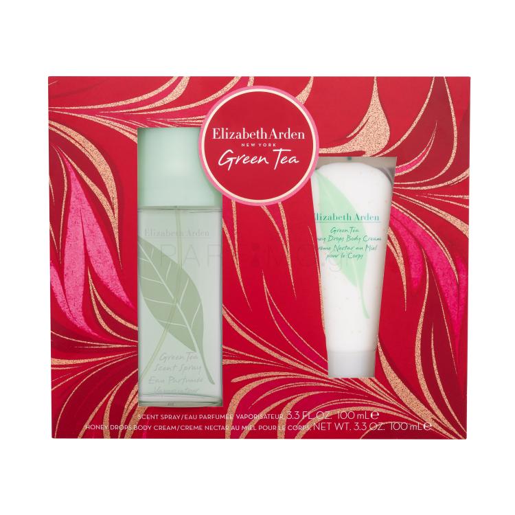 Elizabeth Arden Green Tea SET2 Σετ δώρου EDT 100 ml + Κρέμα σώματος Honey Drops 100 ml