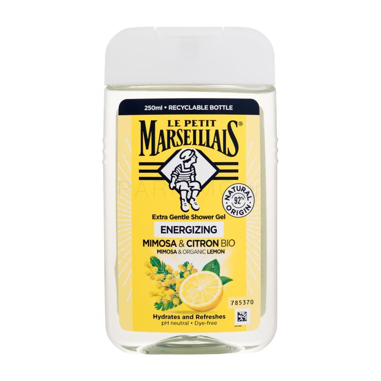 Le Petit Marseillais Extra Gentle Shower Gel Mimosa &amp; Bio Lemon Αφρόλουτρο 250 ml