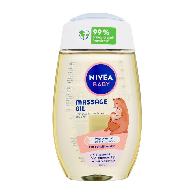 Nivea Baby Massage Oil Λάδι σώματος για παιδιά 200 ml