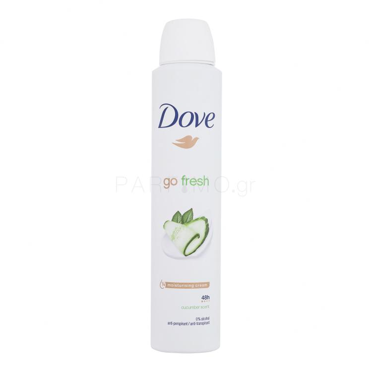 Dove Go Fresh Cucumber &amp; Green Tea 48h Αντιιδρωτικό για γυναίκες 200 ml