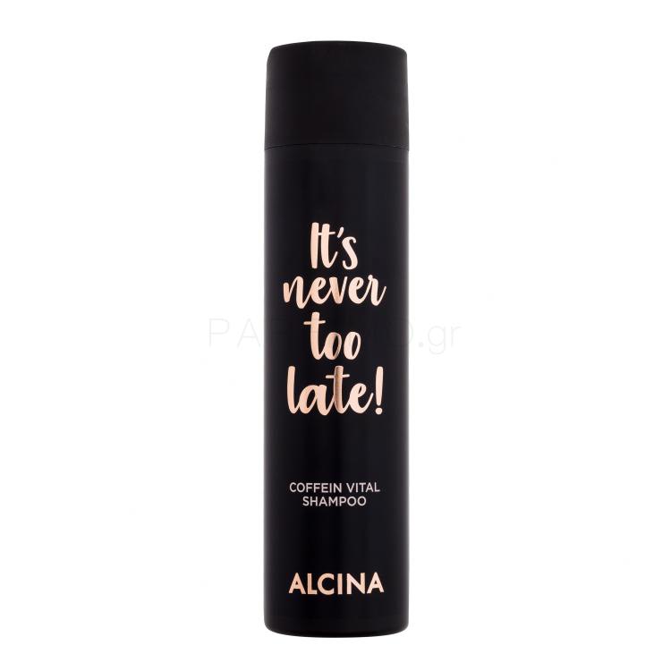 ALCINA It´s Never Too Late! Coffein Vital Shampoo Σαμπουάν για γυναίκες 250 ml