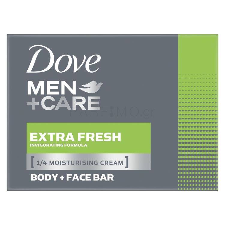 Dove Men + Care Extra Fresh Body + Face Bar Στερεό σαπούνι για άνδρες 90 gr