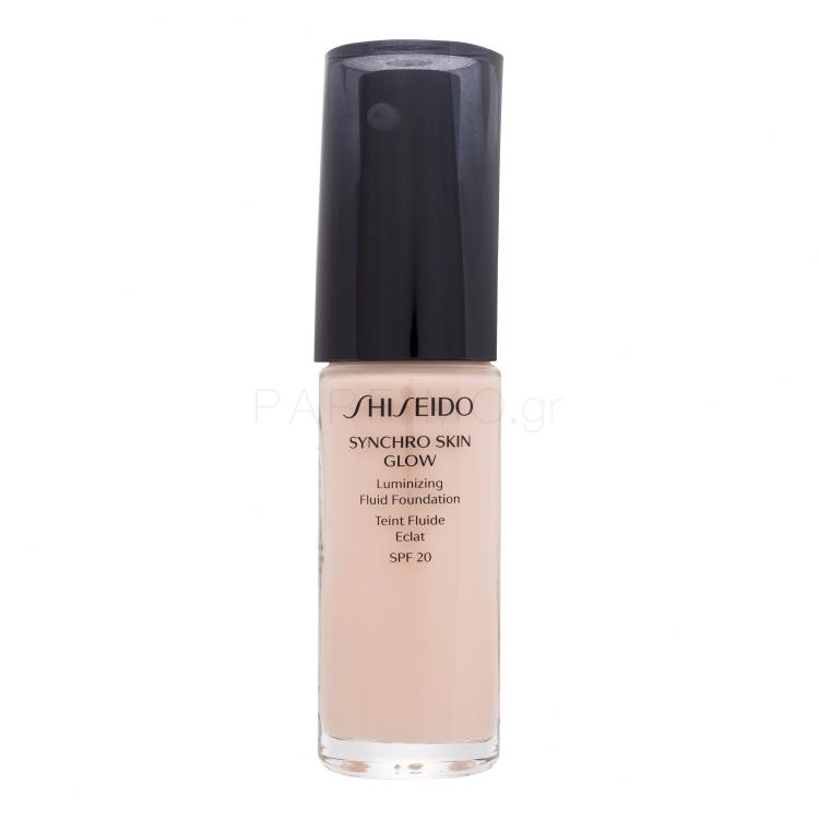 Shiseido Synchro Skin Glow SPF20 Make up για γυναίκες 30 ml Απόχρωση Rose 1