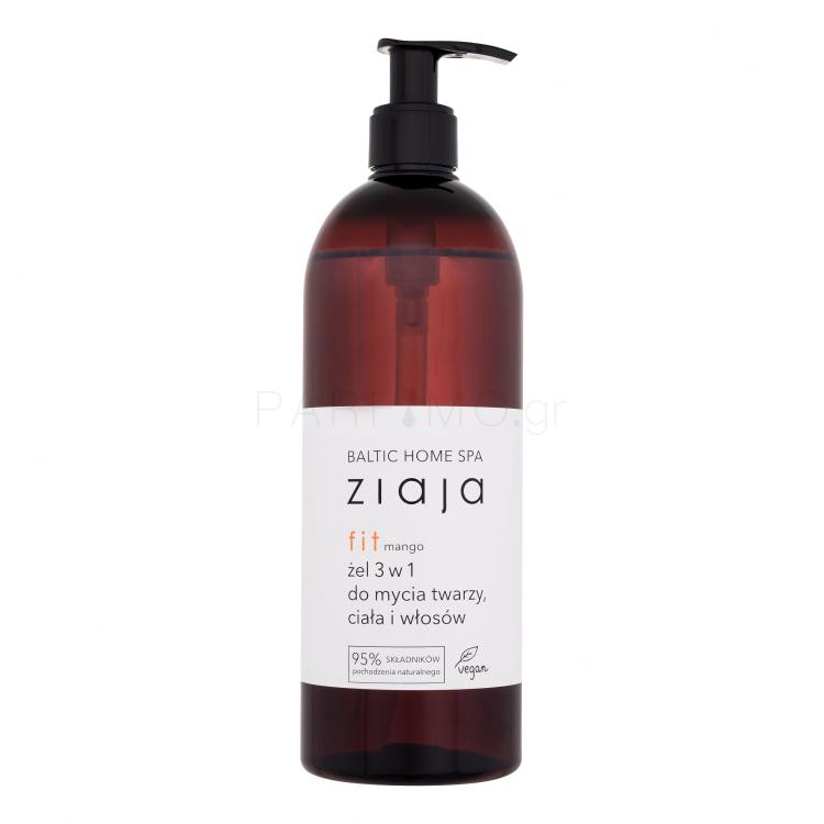 Ziaja Baltic Home Spa Fit Shower Gel &amp; Shampoo 3 in 1 Αφρόλουτρο για γυναίκες 500 ml
