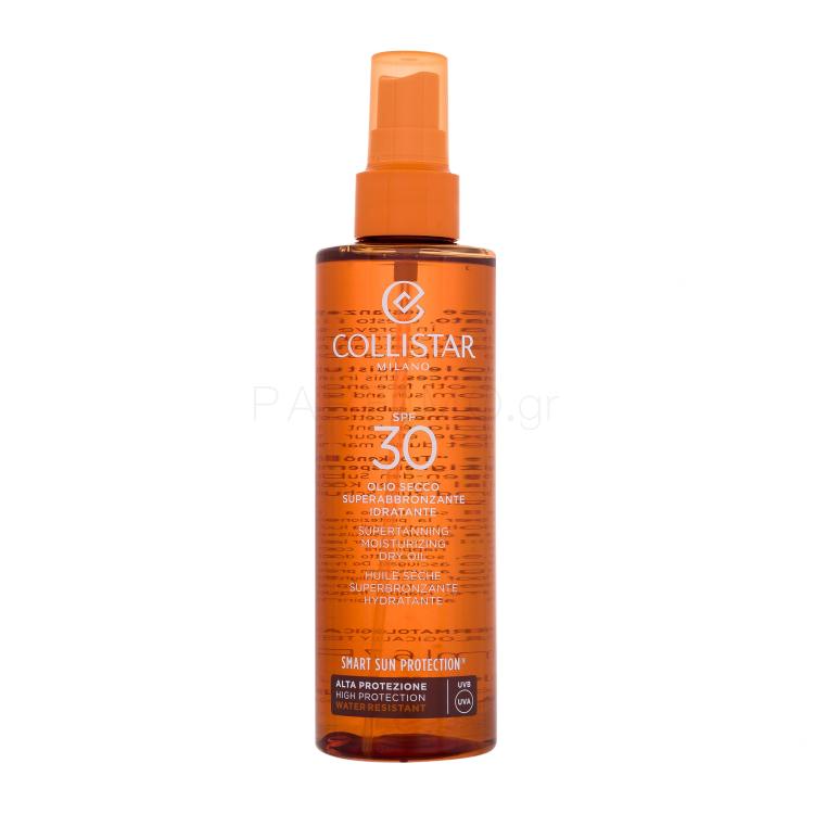 Collistar Supertanning Moisturizing Dry Oil SPF30 Αντιηλιακό προϊόν για το σώμα για γυναίκες 200 ml
