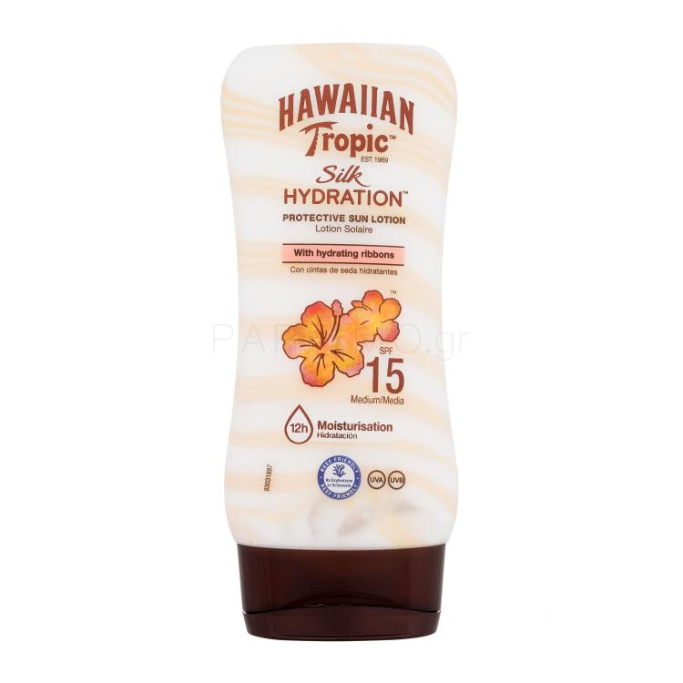 Hawaiian Tropic Silk Hydration Protective Sun Lotion SPF15 Αντιηλιακό προϊόν για το σώμα 180 ml