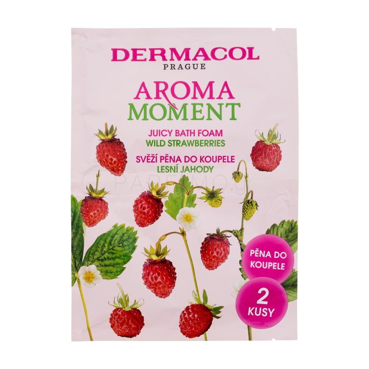 Dermacol Aroma Moment Wild Strawberries Αφρός μπάνιου 2x15 ml