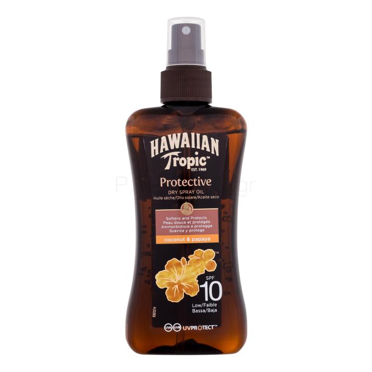 Hawaiian Tropic Protective Dry Spray Oil SPF10 Αντιηλιακό προϊόν για το σώμα 200 ml
