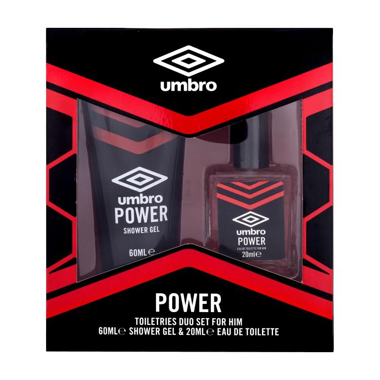 UMBRO Power Σετ δώρου EDT 20 ml + αφρόλουτρο 60 ml
