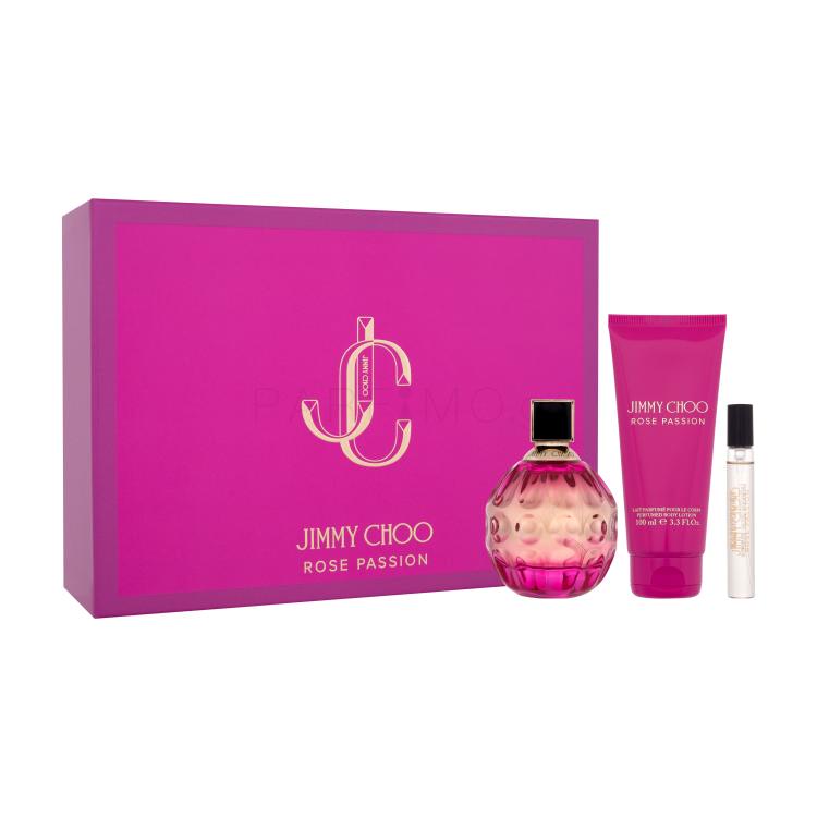 Jimmy Choo Rose Passion Σετ δώρου EDP 100 ml + EDP 7,5 ml + λοσιόν σώματος 100 ml