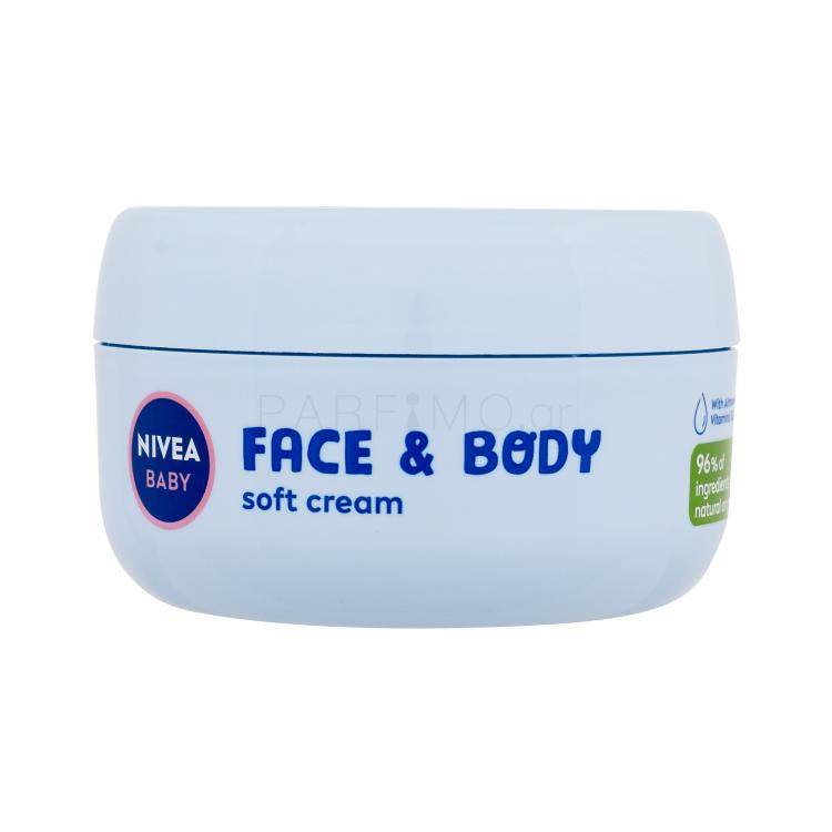 Nivea Baby Face &amp; Body Soft Cream Κρέμα προσώπου ημέρας για παιδιά 200 ml