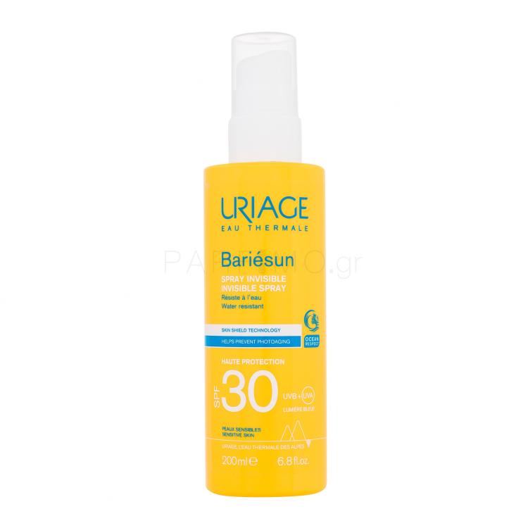 Uriage Bariésun Invisible Spray SPF30 Αντιηλιακό προϊόν για το σώμα 200 ml