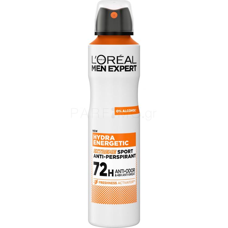 L&#039;Oréal Paris Men Expert Hydra Energetic Sport Extreme Αντιιδρωτικό για άνδρες 150 ml