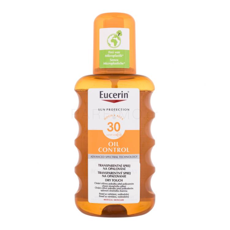 Eucerin Sun Oil Control Dry Touch Transparent Spray SPF30 Αντιηλιακό προϊόν για το σώμα 200 ml