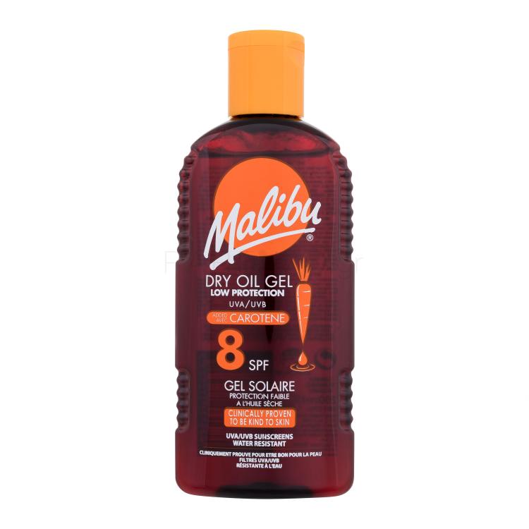Malibu Dry Oil Gel With Carotene SPF8 Αντιηλιακό προϊόν για το σώμα 200 ml