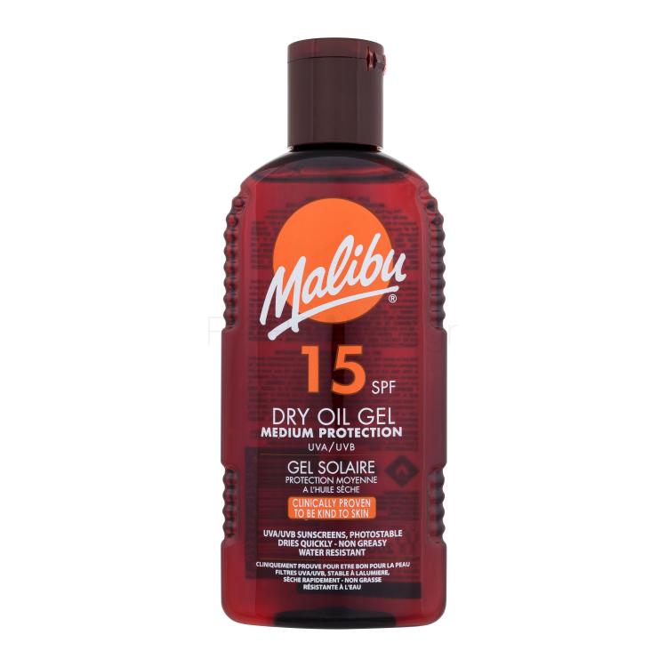 Malibu Dry Oil Gel SPF15 Αντιηλιακό προϊόν για το σώμα 200 ml